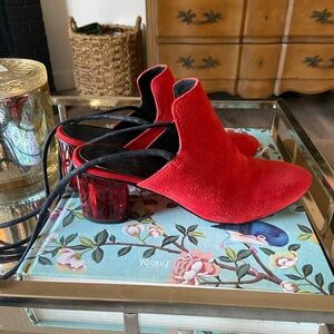 Free People Sparkler Wrap Mule Shoes